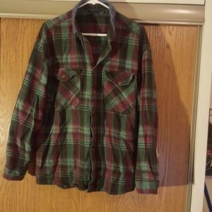 Pink and Turquoise Flannel